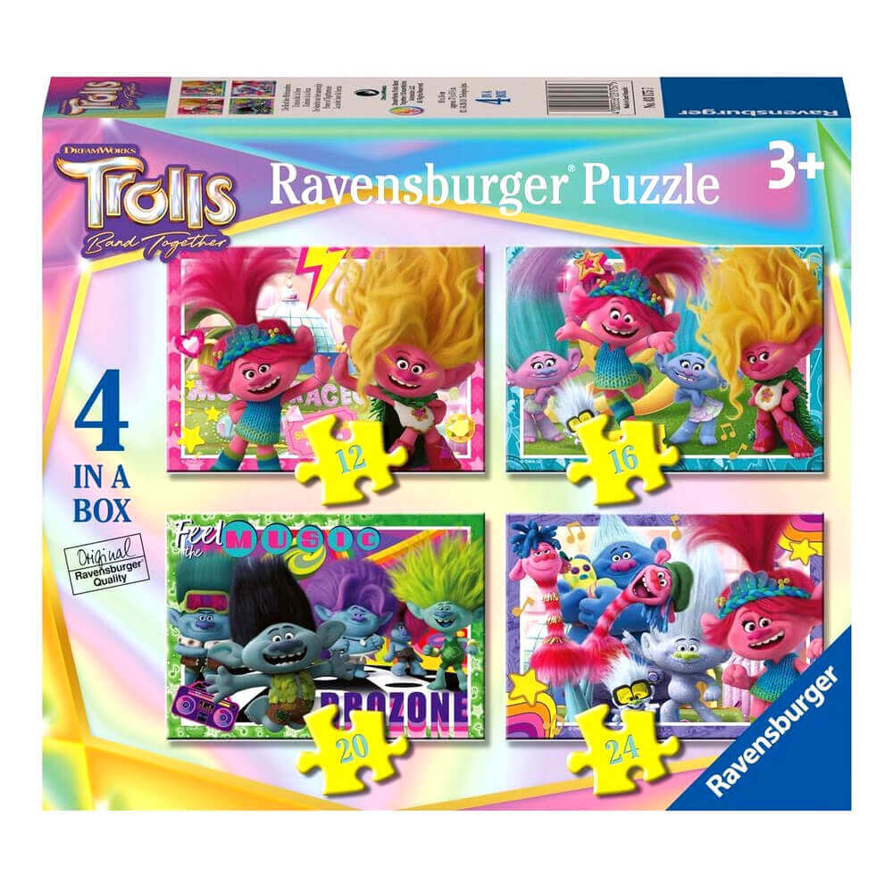 Ravensburger Children’s Puzzle Trolls 3 - 4 in a Box